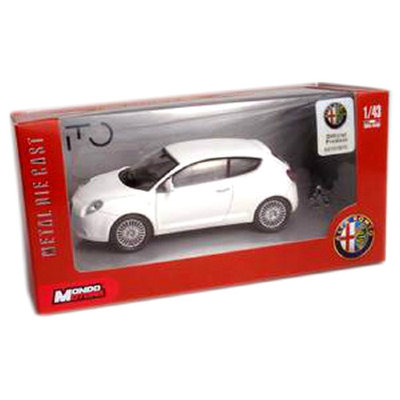 Модель автомобиля Alfa Romeo Mito, белая, 1:43, Mondo Motors [53110-03] Модель автомобиля Alfa Romeo Mito, белая, 1:43, Mondo Motors [53110-03]