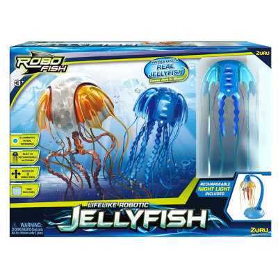 Игровой набор с интерактивной игрушкой &#039;Аквариум с робо-медузой, синей&#039;, Robotic Jellyfish, Zuru [25183D] Игровой набор с интерактивной игрушкой 'Аквариум с робо-медузой, синей', Robotic Jellyfish, Zuru [25183D]