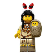 Минифигурка 'Индианка', серия 15 'из мешка', Lego Minifigures [71011-05]