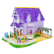 Конструктор-игра 'Прекрасный сиреневый дом', 3D Puzzle, Melissa&Doug [9461]