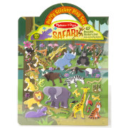 Набор с объемными стикерами 'Сафари' (Safari), 42 наклейки, Melissa&Doug [9106]