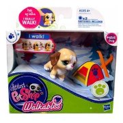 Игрушка 'Ходячий светлый Сенбернар', Littlest Pet Shop Walking Pets [38504]