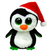 Мягкая игрушка 'Пингвин', 15 см, из специальной новогодней серии Christmas, TY [36092]
