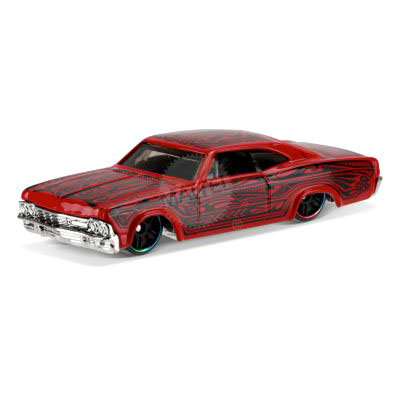 Модель автомобиля '1965 Chevy Impala', Черно-красная, HW Art Cars, Hot Wheels [DHX64] Модель автомобиля '1965 Chevy Impala', Черно-красная, HW Art Cars, Hot Wheels [DHX64]