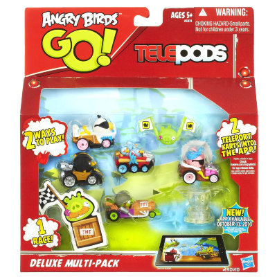 Набор машинок &#039;Делюкс&#039;, Angry Birds Go! TelePods, Hasbro [A6031] Набор машинок 'Делюкс', Angry Birds Go! TelePods, Hasbro [A6031]