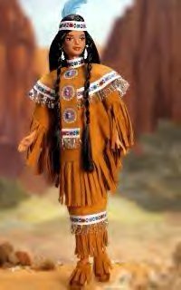 Кукла Барби &#039;Индианка&#039; (Native American Barbie), коллекционная, Mattel [18558] Кукла Барби 'Индианка' (Native American Barbie), коллекционная, Mattel [12699]