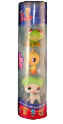 Зверюшки из серии 'Трио' - Лягушка, Цыплёнок и белая Кошка, Littlest Pet Shop [51856] Зверюшки из серии 'Трио' - Лягушка, Цыплёнок и белая Кошка, Littlest Pet Shop [51856]