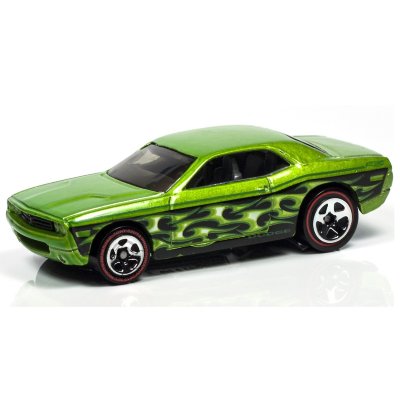 Коллекционная модель автомобиля Dodge Challenger Concept - Heat Fleet 12, зеленый металлик, Hot Wheels, Mattel [V5457] Коллекционная модель автомобиля Dodge Challenger Concept - Heat Fleet 12, зеленый металлик, Hot Wheels, Mattel [V5457]