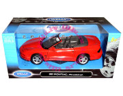 Модель автомобиля Pontiac Firebird 2001, красная, 1:24, Welly [22420W-RE]