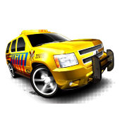 Коллекционная модель автомобиля Chevy Tahoe 2007 - HW City 2013, желтая, Mattel [X1670]