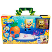 Игровой набор с интерактивной игрушкой 'Аквариум с Губкой Бобом' (Robo SpongeBob Playset), Zuru [5302]