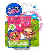 Зверюшка с дневником - светлая Выдра, Littlest Pet Shop - Pet Sitters Club Collector Hanfbook #2 - серия "Получи Петуха", Hasbro [34145]