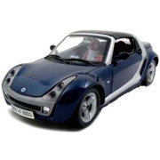 Модель автомобиля Smart Roadster 1:24, синий металлик, из серии Bijoux Collezione, BBurago [18-22064]