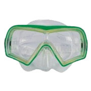 Силиконовая маска для ныряния 'Hydro Force Pro', с 14 лет, с зеленой вставкой, Bestway [22008]