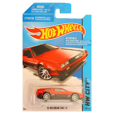 Модель автомобиля '1981 Delorean DMC-12', красная, HW City, Hot Wheels [BFF47] Модель автомобиля '1981 Delorean DMC-12', красная, HW City, Hot Wheels [BFF47]

