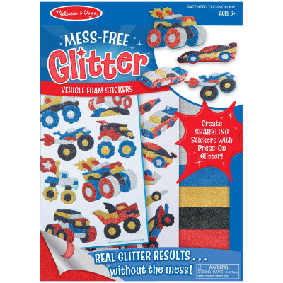 Набор для детского творчества 'Транспорт', Mess-Free Glitter, Melissa&amp;Doug [9251] Набор для детского творчества 'Транспорт', Mess-Free Glitter, Melissa&Doug [9251]