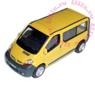 Модель микроавтобуса Renault 1:72, желтая, Cararama [192ND-05] Модель микроавтобуса Renault 1:72, Cararama [192ND]
