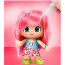 Набор 'Причеши свою куклу', с розовыми волосами, 15 см, Pinypon, Famosa [700010146-1] - 700010146pink2.jpg