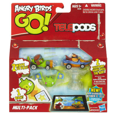 Набор машинок &#039;Мультипак&#039;, Angry Birds Go! TelePods, Hasbro [A6181] Набор машинок 'Мультипак', Angry Birds Go! TelePods, Hasbro [A6181]