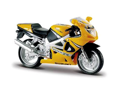 Модель мотоцикла Suzuki GSX-R749, 1:18, желтая, Bburago [18-51008] Модель мотоцикла Suzuki GSX-R749, 1:18, желтая, Bburago [18-51008]