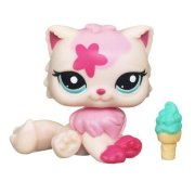 Одиночная зверюшка 2012 - розовая Персидская Кошка, Littlest Pet Shop, Hasbro [38994]