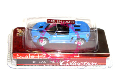 Модель автомобиля Opel Speedster 1:72, синяя, Yat Ming [72000-18] Модель автомобиля Opel Speedster 1:72, синяя, Yat Ming [72000-18]
