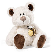 Мягкая игрушка 'Медвежонок кремовый', с пчелкой на магните, сидячий, 23 см, коллекция 'Классические медведи', NICI [36969]