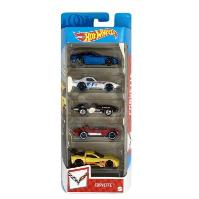 Подарочный набор из 5 машинок &#039;Corvette&#039;, Hot Wheels, Mattel [GTN35] Подарочный набор из 5 машинок 'Corvette', Hot Wheels, Mattel [GTN35]