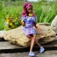 Набор одежды для Барби, из серии 'Мода', Barbie [HBV68] - Набор одежды для Барби, из серии 'Мода', Barbie [HBV68]
Афроамериканка Барби лук лукс люкс looks look безграничные движения
Кукла HCB77 Коллекционная шарнирная кукла 'Миниатюрная афроамериканка' из серии 'Barbie Looks 2021 Black Label
Топ сереб и Юбка Сап