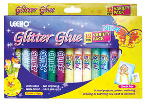 Гель с блестками, Glitter Glue, 12 цветов, Leeho [GG-10.5SE-12] Гель с блестками, Glitter Glue, 12 цветов, Leeho [GG-10.5SE-12]
