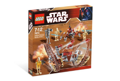 Конструктор &quot;Огненный дроид и паукообразный дроид&quot;, серия Lego Star Wars [7670] Конструктор "Огненный дроид и паукообразный дроид", серия Lego Star Wars [7670]