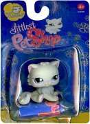 Игрушка Littlest Pet Shop - Single Кошечка Серая [65208]  