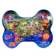 Подарочный набор 'Косточка' с 12 зверюшками, в жестяной коробке, Littlest Pet Shop, Hasbro [20717]