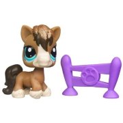 Одиночная сверкающая зверюшка 2011 - Конь, Littlest Pet Shop, Hasbro [36541]