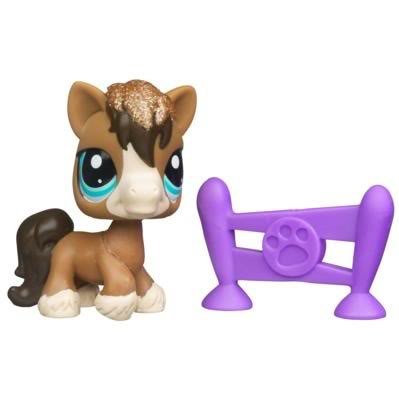 Одиночная сверкающая зверюшка 2011 - Конь, Littlest Pet Shop, Hasbro [36541] Одиночная сверкающая зверюшка 2011 - Конь, Littlest Pet Shop, Hasbro [36541]
