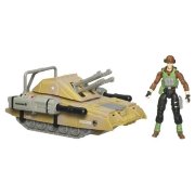 Модель танкетки Armored Panther и фигурка сержанта Thunderblast 10см, 'G.I.Joe: Бросок кобры', Солдат Джо, Hasbro [89094]