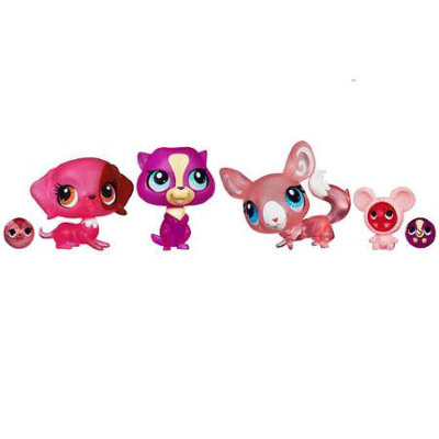 Игровой набор &#039;Розовые&#039; из серии &#039;Малыши-кругляши&#039;, Littlest Pet Shop [A4126] Игровой набор 'Розовые' из серии 'Малыши-кругляши', Littlest Pet Shop [A4126]