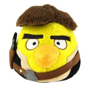 Мягкая игрушка 'Злая птичка Хан Соло' (Angry Birds Star Wars - Han Solo), 20 см, Commonwealth Toys [93171-HS]