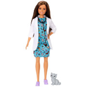 Кукла Барби 'Ветеринар', миниатюрная (Petite), из серии 'Я могу стать', Barbie, Mattel [GJL63]