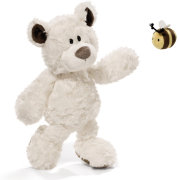 Мягкая игрушка 'Медвежонок кремовый', с пчелкой на магните, сидячий, 44 см, коллекция 'Классические медведи', NICI [36971]
