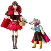 Набор с куклой Барби 'Красная Шапочка и серый Волк' (Little Red Ridin Hood and the Wolf), коллекционный Silver Label, Barbie, Mattel [N3245]