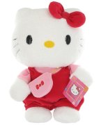 Мягкая игрушка 'Хелло Китти'  (Hello Kitty), в красном, 27 см, Jemini [021498r]