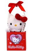 Мягкая игрушка 'Хелло Китти - валентинка' (Hello Kitty), в красном, 12 см, Jemini [150908R]