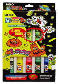 Набор для творчества витражный - светящийся в темноте, Window Paint - Glow in the Dark, 2+6 цветов, Leeho [GLWP-20SE-8] Набор для творчества витражный - светящийся в темноте, Window Paint - Glow in the Dark, 2+6 цветов, Leeho [GLWP-20SE-8]