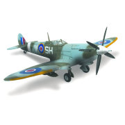 Модель британского истребителя U.K. Spitfire Mk.IX (Англия, 1942), 1:72, Forces of Valor, Unimax [85012]