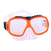 Силиконовая маска для ныряния 'Hydro Force Pro', с 14 лет, с оранжевой вставкой, Bestway [22034]