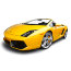 Модель автомобиля Lamborghini Gallardo Spyder, желтая, 1:43, серия City Cruiser, New-Ray [19007-10] - 19007-10.jpg