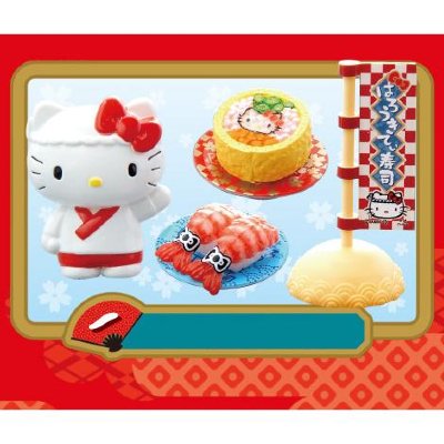 Набор аксессуаров для кукольного японского ресторана в стиле Hello Kitty #1, Re-Ment [15033-1] Набор аксессуаров для кукольного японского ресторана в стиле Hello Kitty, Re-Ment [15033-1]