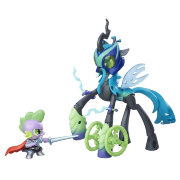 Коллекционный набор фигурок 'Queen Chrysalis vs. Spike the Dragon', из серии 'Guardians of Harmony', My Little Pony, Hasbro [B7298]
