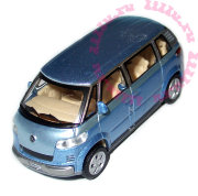 Модель микроавтобуса Volkswagen 1:72, голубой металлик, Cararama [192ND-01]